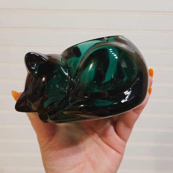 Vintage Indiana Glass Cat - Picture 3 of 5